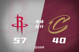 半场战报-火箭57-40骑士 KD13分谢泼德10分申京10+6+3 米切尔2分